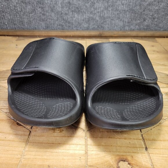 Oofos‎ Ooahh Sport Flex Slide Sandal M 8 / W 10 Black Comfort Shoes Recovery - Picture 4 of 8